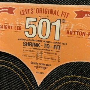 Men's shrink-to-fit 501 jeans